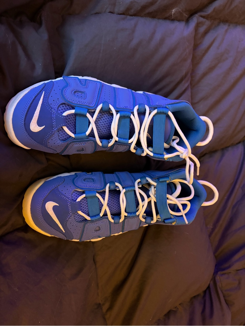 Nike Kids Blue and White Athletic Sneakers